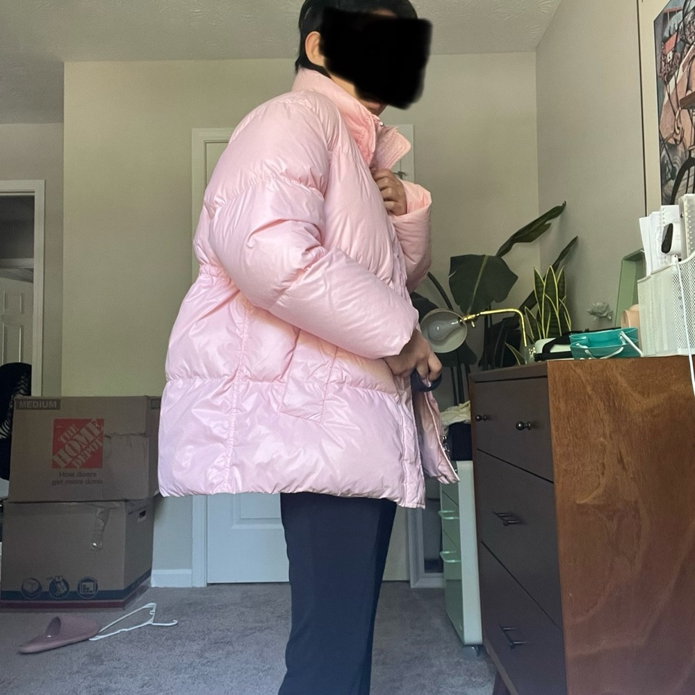 Stand studio Pink Puffer Jacket by Stand studio size 36